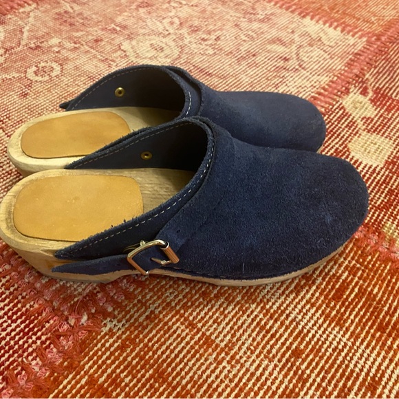 Mia Swedish clogs size 40 Blue Suede - Picture 2 of 6